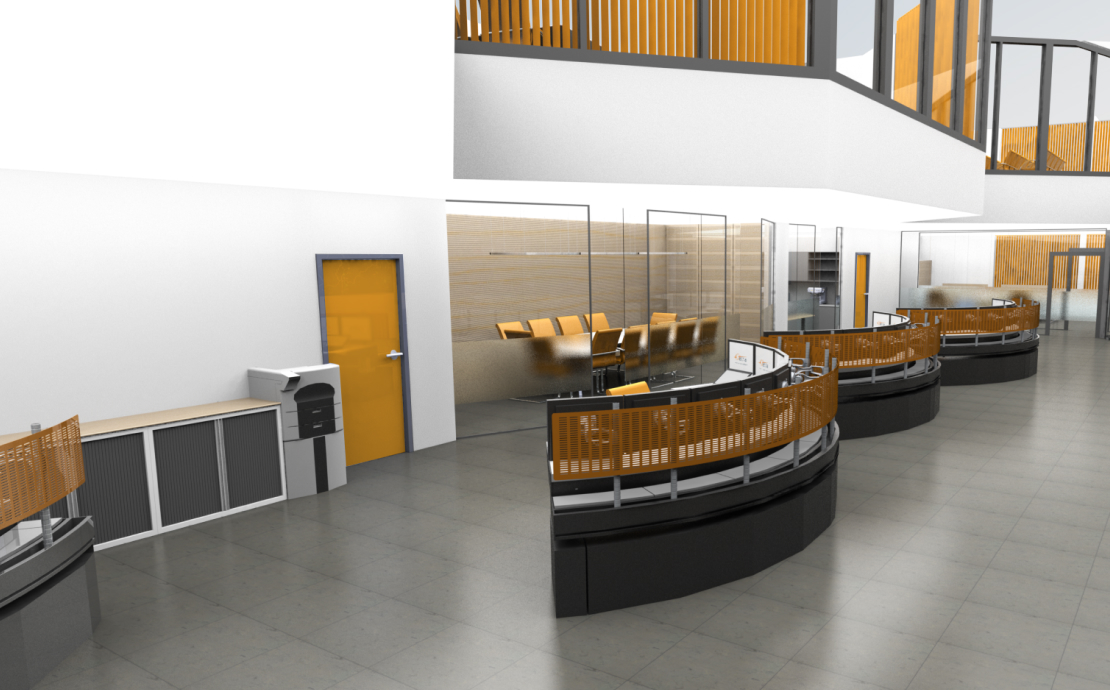 Experience workspace design final configuration with Symbio VR